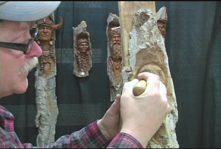 Thumbnail image for Western Artist Ron Adamson Woodcarver 2011